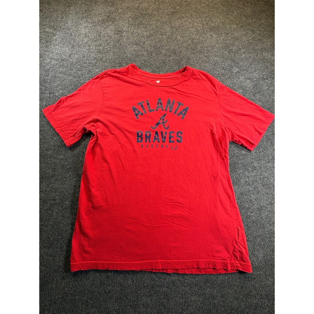Fanatics Atlanta Braves Baseball T-Shirt Mens XL Red Short Sleeve MLB Tee 2970